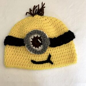 Minions handmade kids hat